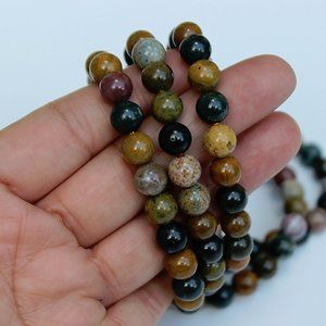 Ocean Jasper Beaded Bracelet